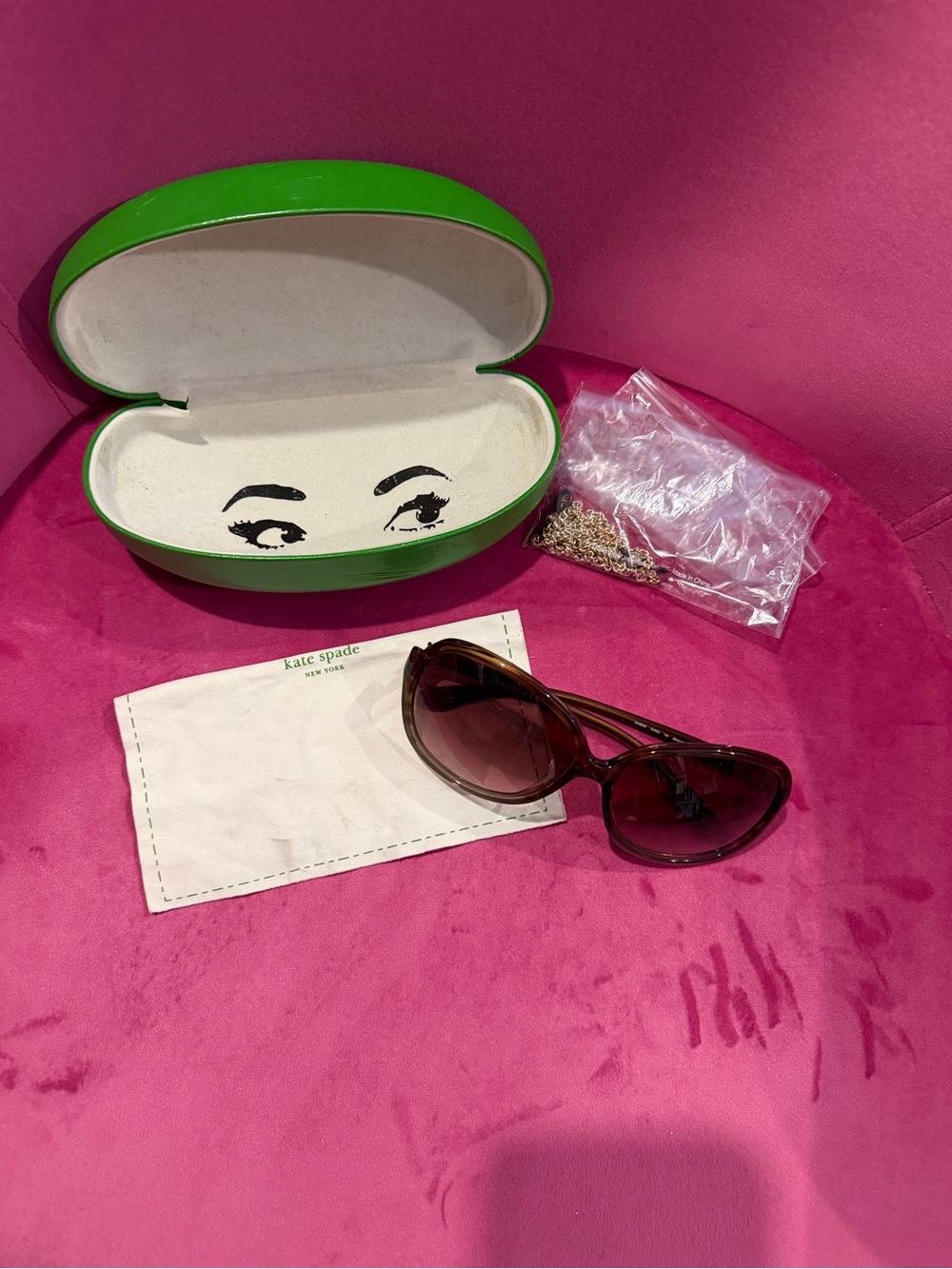 kate spade Brown Tortoise Gradient Lens Women's Sunglasses